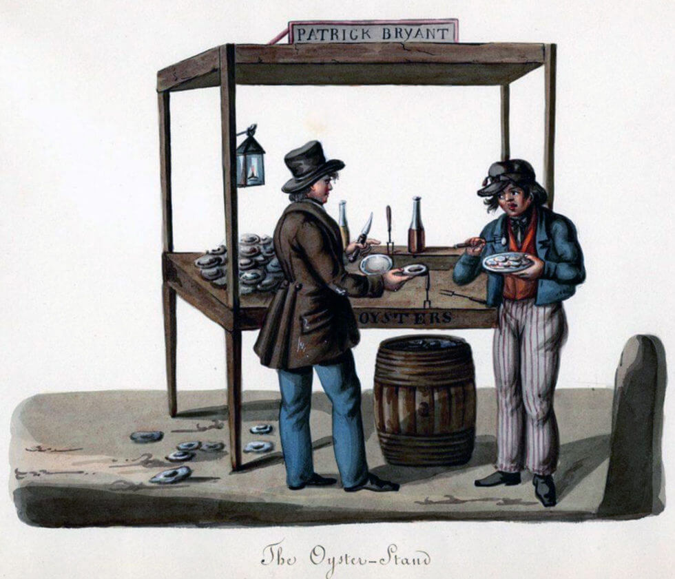 Figure 2. Calyo, Nicolino. (ca. 1840). The Oyster-Stand. Yale University Art Gallery.